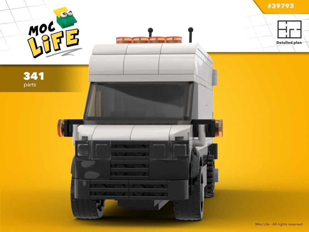 Lego Mercedes Sprinter 3500 dually armored bank