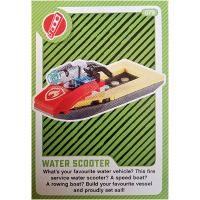 Lego Trading Card, Create the World Living Amazingly - Water Scooter / [No Color/Any Color]