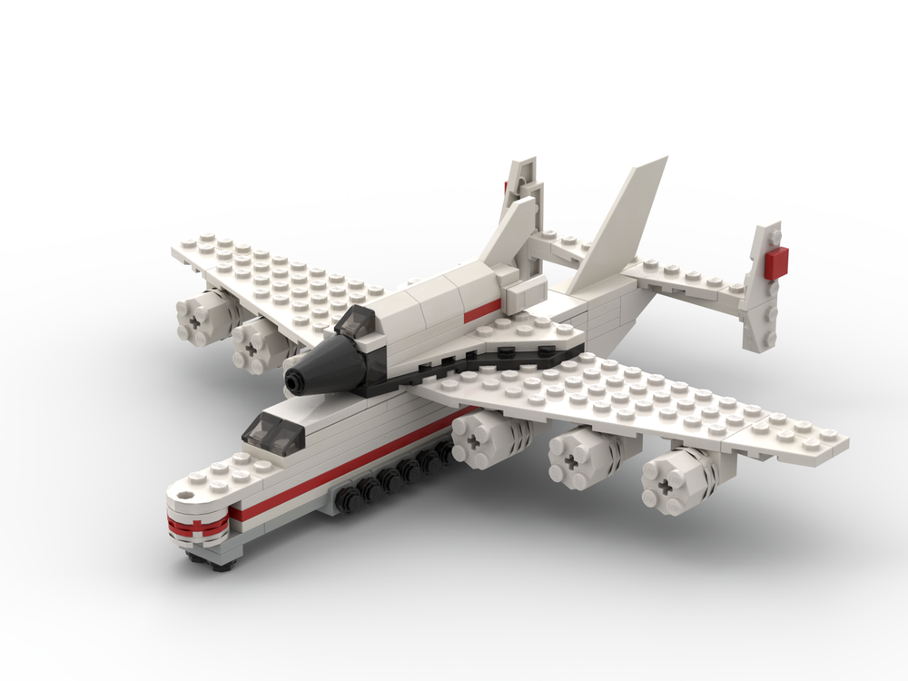 Lego an 225 "mriya" russian version with space shuttle