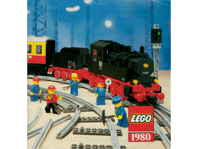 Lego 1980 Large Train European (EU II 107581/107681 D/F/NL)