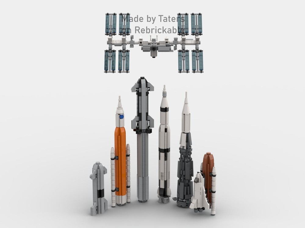 Lego Taters' 1:480 Rocket/Astronomy Pack