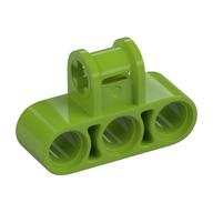Lego Technic Axle and Pin Connector Perpendicular Triple / Lime
