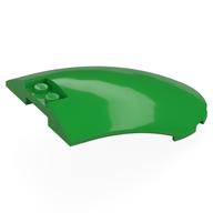 Lego Windscreen 6 x 8 x 2 Curved / Bright Green