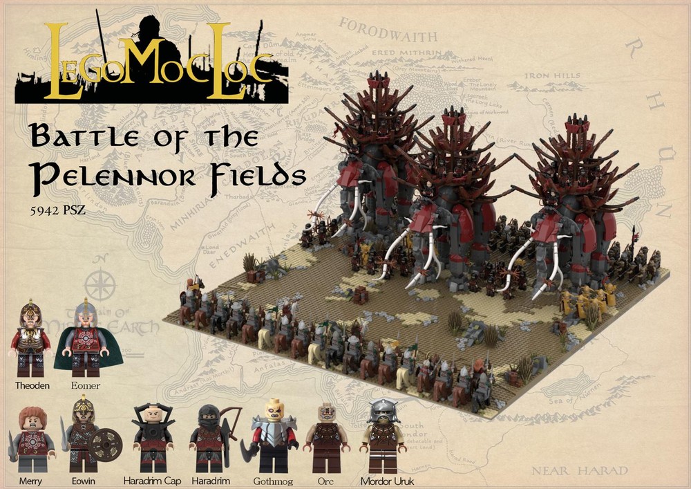 Lego Battle of the Pelennor Fields