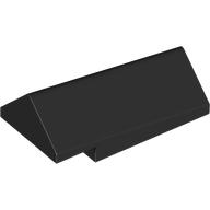 Lego Brick Sloped 45° 2 x 4 x 1 1/3 Double / Black