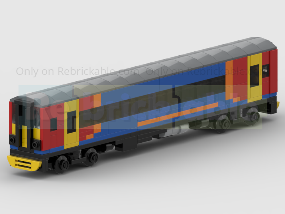 Lego 4-Wide Class 153 Diesel Railcar Train In East Midlands Railway Livery