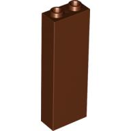 Lego Brick 1 x 2 x 5 with Hollow Studs / Reddish Brown