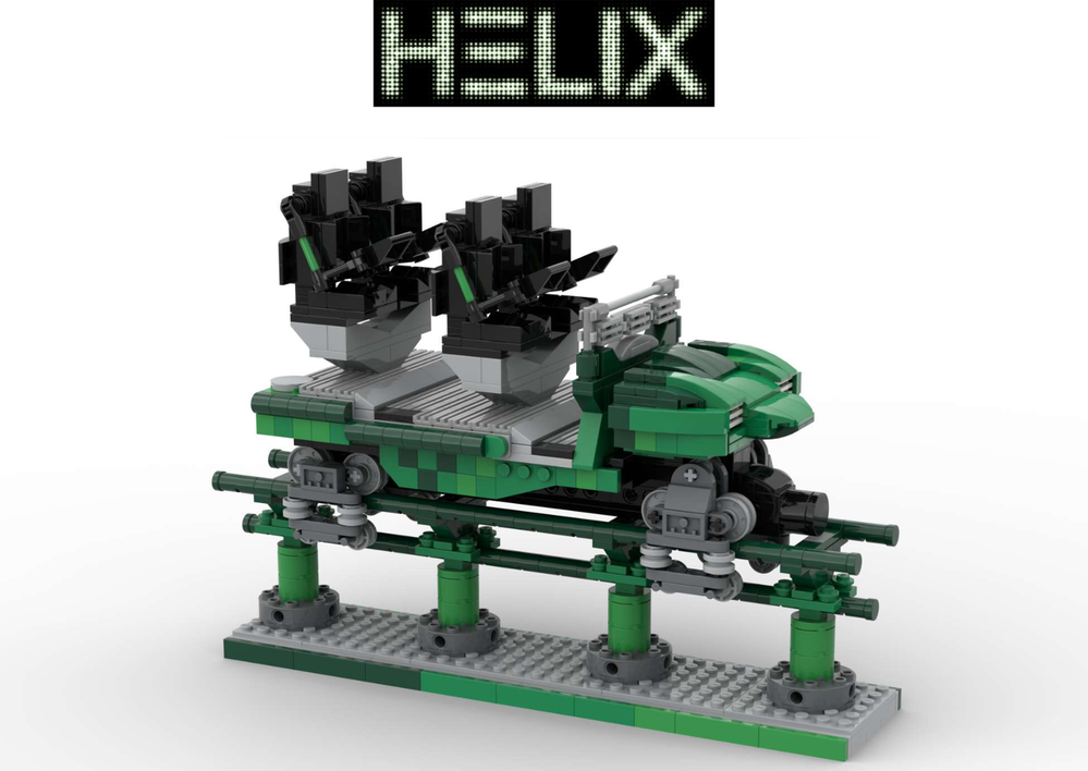 Lego ROLLERCOASTER - HELIX - LISEBERG
