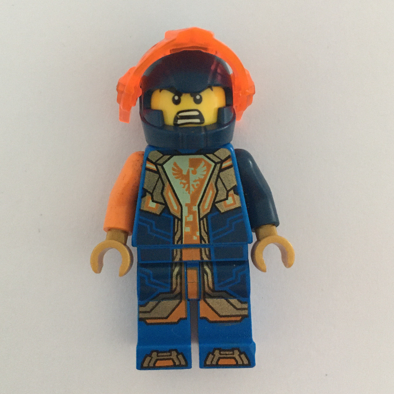 Lego Clay Moorington with Tran-Orange Visor