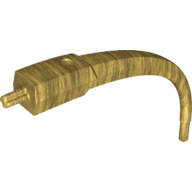 Lego Large Figure Tail / Horn / Pearl Gold