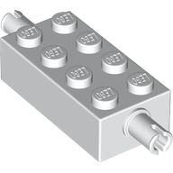 Lego Brick Special 2 x 4 with Pins / White
