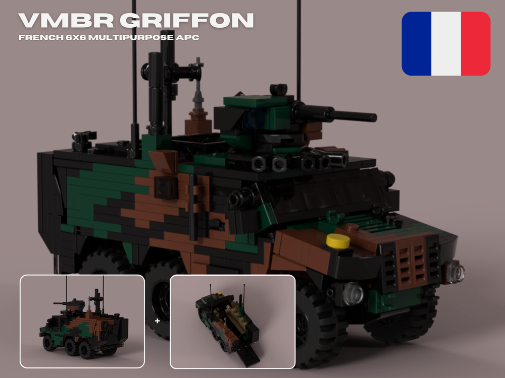 Lego VMBR Griffon - French 6x6 Multipurpose APC