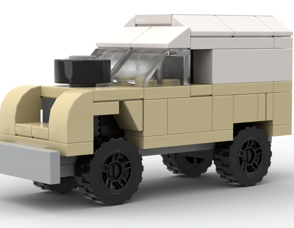Lego Land Rover Series III Tan "van"