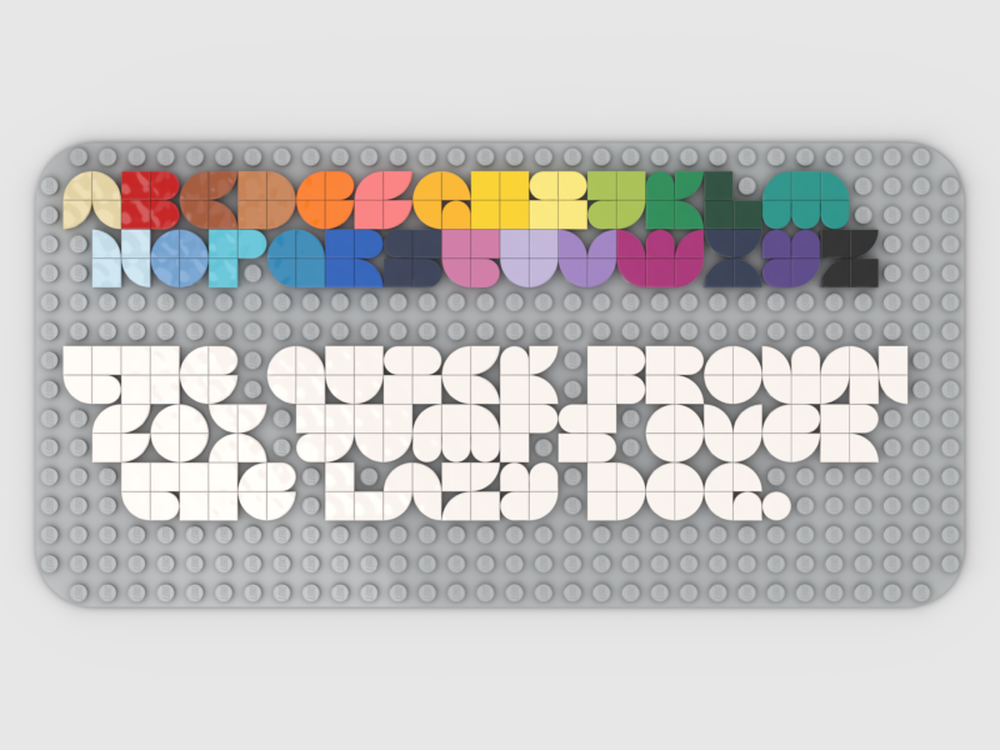 Lego Smallest Lego Alphabet?