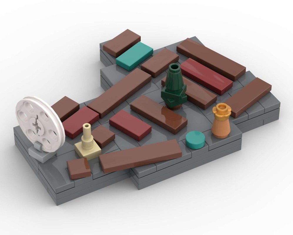 Lego Erfurt Domplatz Christmas Market module