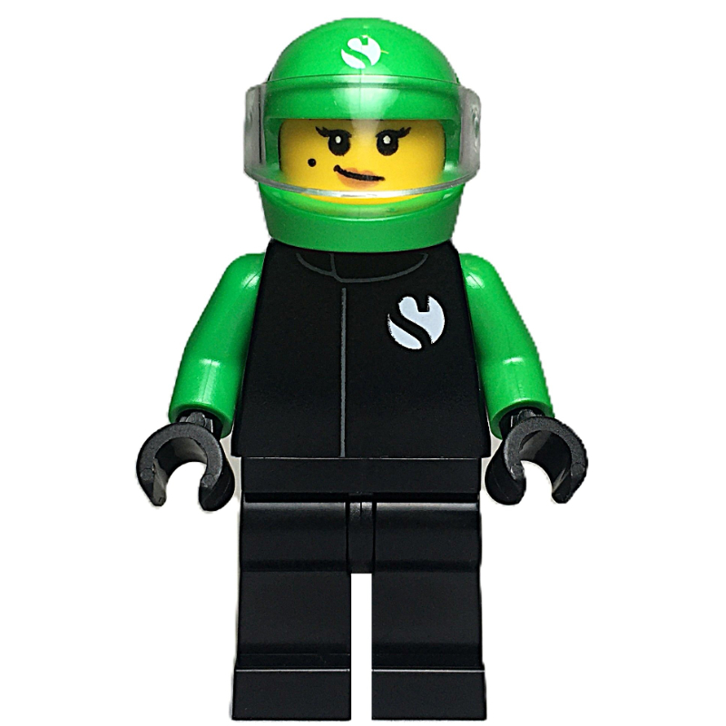 Lego KICK Sauber F1 Driver, Standard Helmet