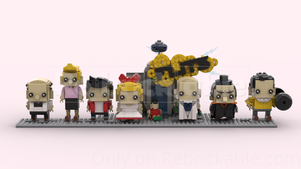 Lego Suske & Wiske complete set