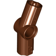 Lego Technic Axle and Pin Connector Angled #3 - 157.5° / Reddish Brown