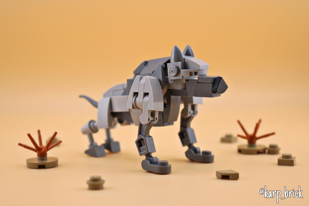 Lego Gray Wolf - Warg