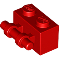 Lego Brick Special 1 x 2 with Handle / Red