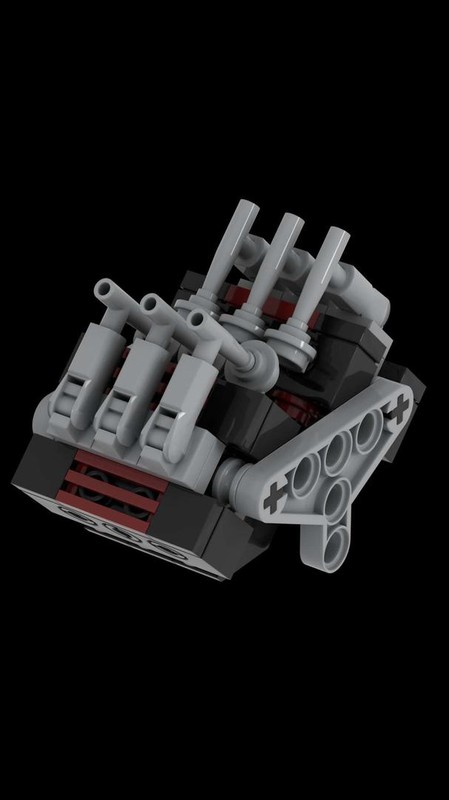 Lego Engine v6 frame