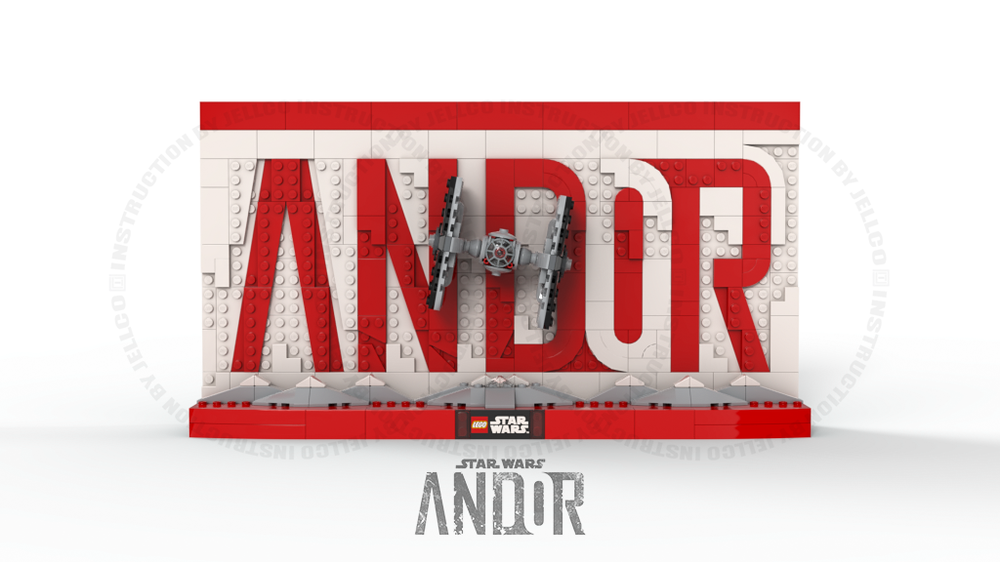 Lego Micro Size 3D Logo Poster "ANDOR"