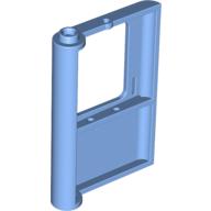 Lego Door 1 x 4 x 5 Train Right / Medium Blue