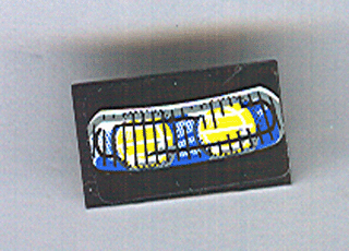 Lego Panel 1 x 2 x 1 with Motorcycle Headlights Pattern (Sticker) - Set 8251