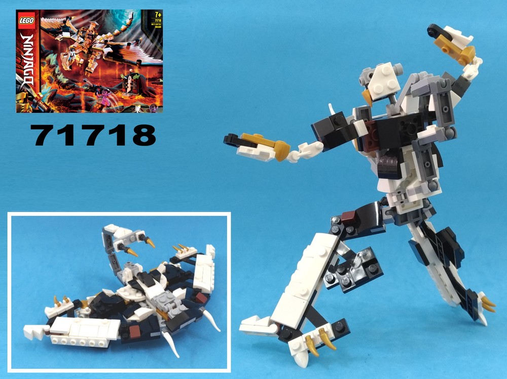 Lego Transformer Manta Ray from LEGO Ninjago 71718: Wu's Battle Dragon