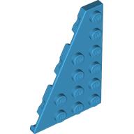 Lego Wedge Plate 6 x 4 Left / Dark Azure