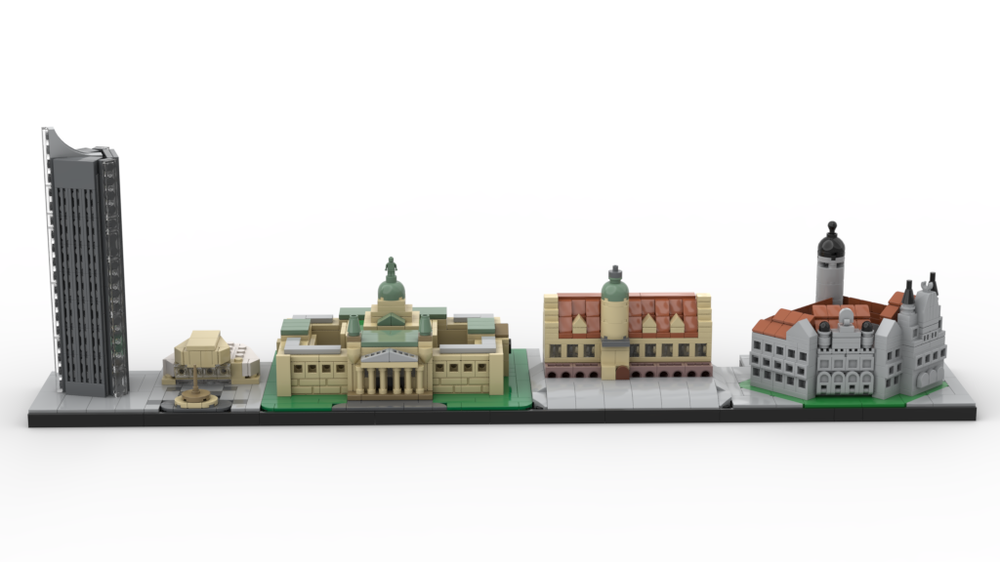 Lego Leipzig Skyline