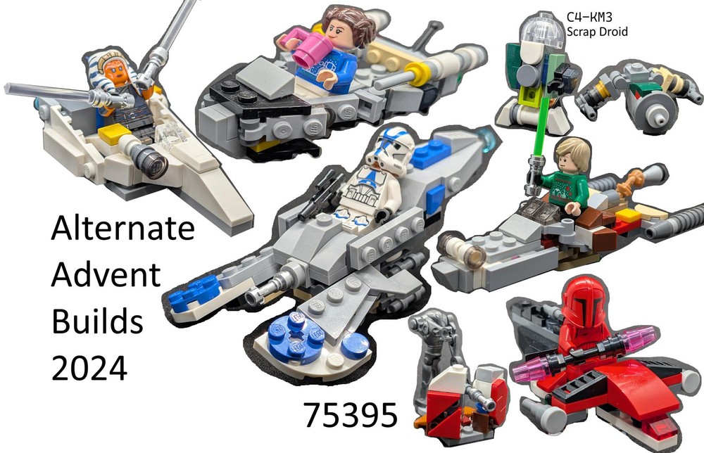 Lego Advent Calendar Alt Build: including 501st Recon Speeder