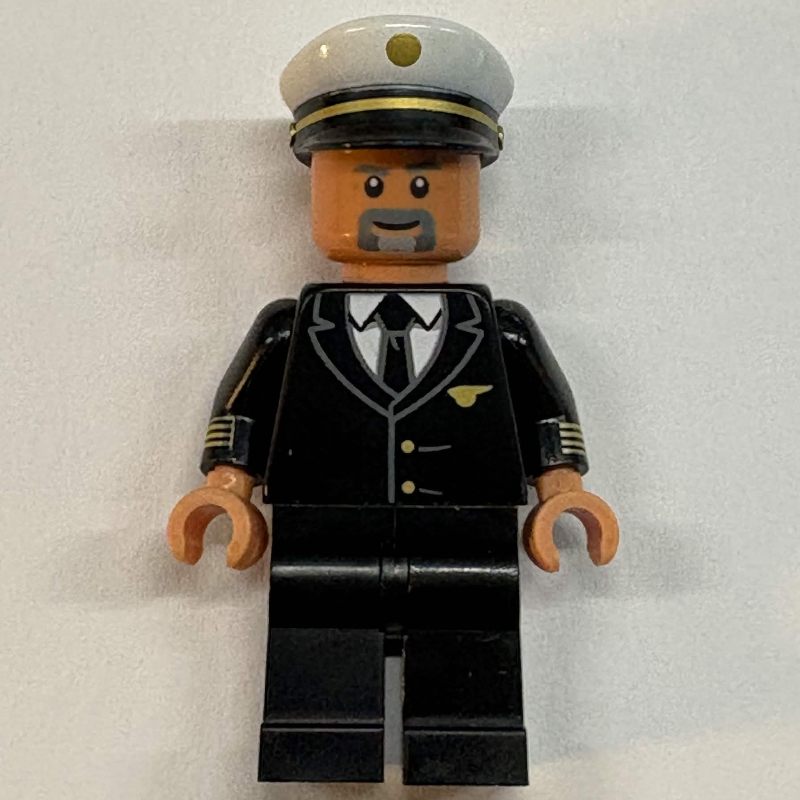 Lego Pan Am Pilot, Black Uniform