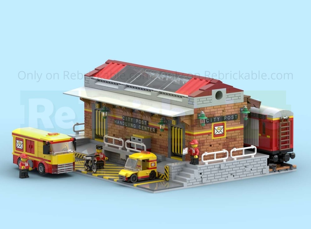 Lego City Post Handling Center