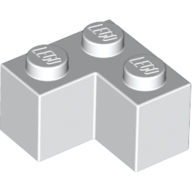 Lego Brick 2 x 2 Corner / White