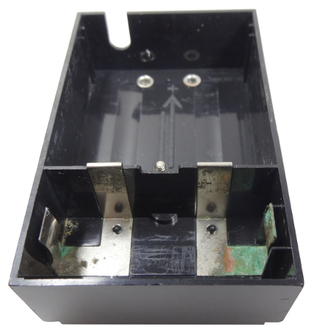 Lego Electric 4.5V Battery Box 6 x 11 x 3 Type II, Bottom / Black