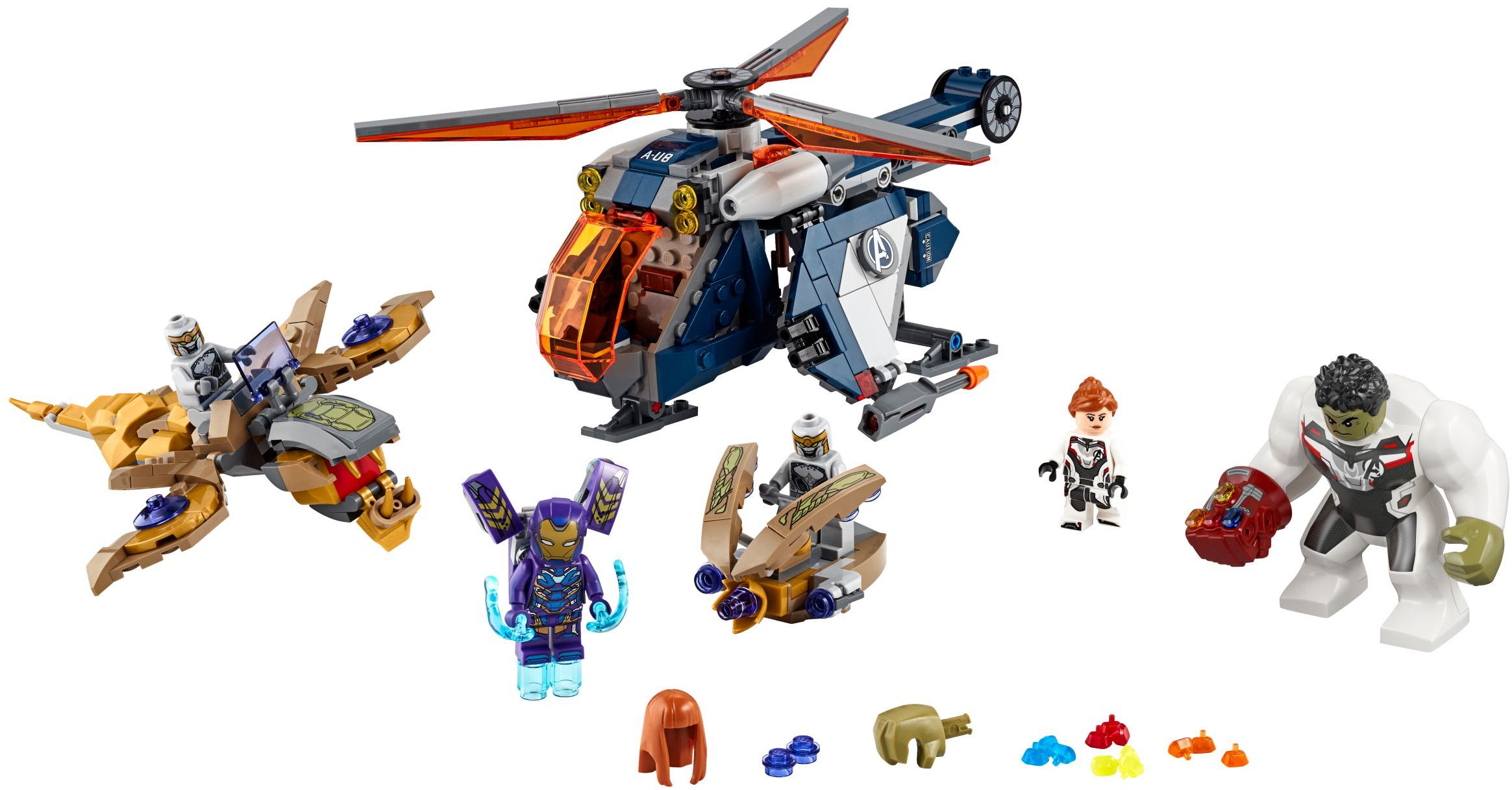Lego Avengers Hulk Helicopter Rescue