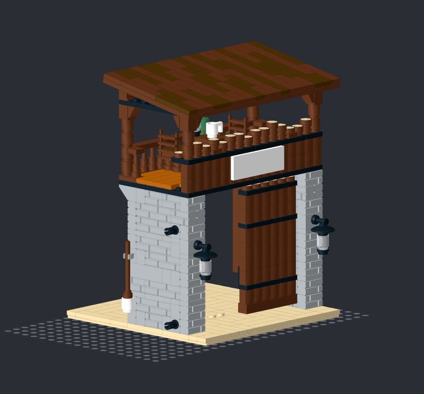 Lego Legorado V2 - Modul 003 - Haupttor