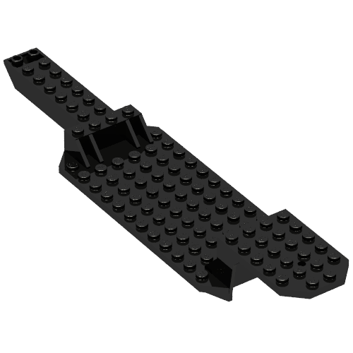 Lego Vehicle Base, Trailer 6 x 26 x 2 2/3 / Black