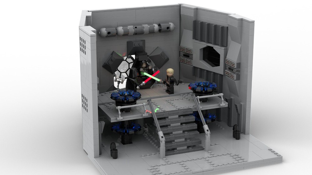 Lego SW Episode 6 Battle on Death Star Emperor Palpatine throne room #1