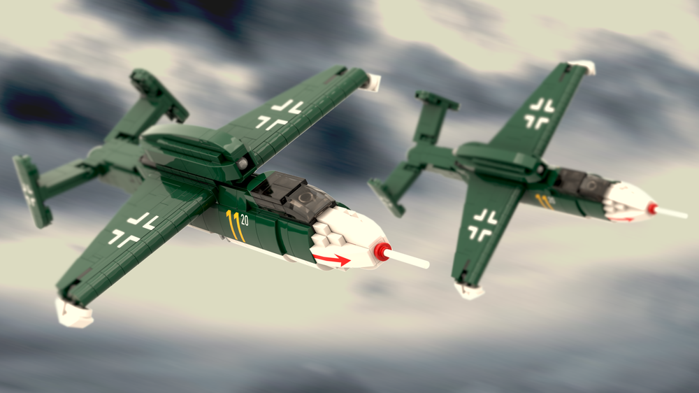 Lego 1:35 Scale He 162 Salamander