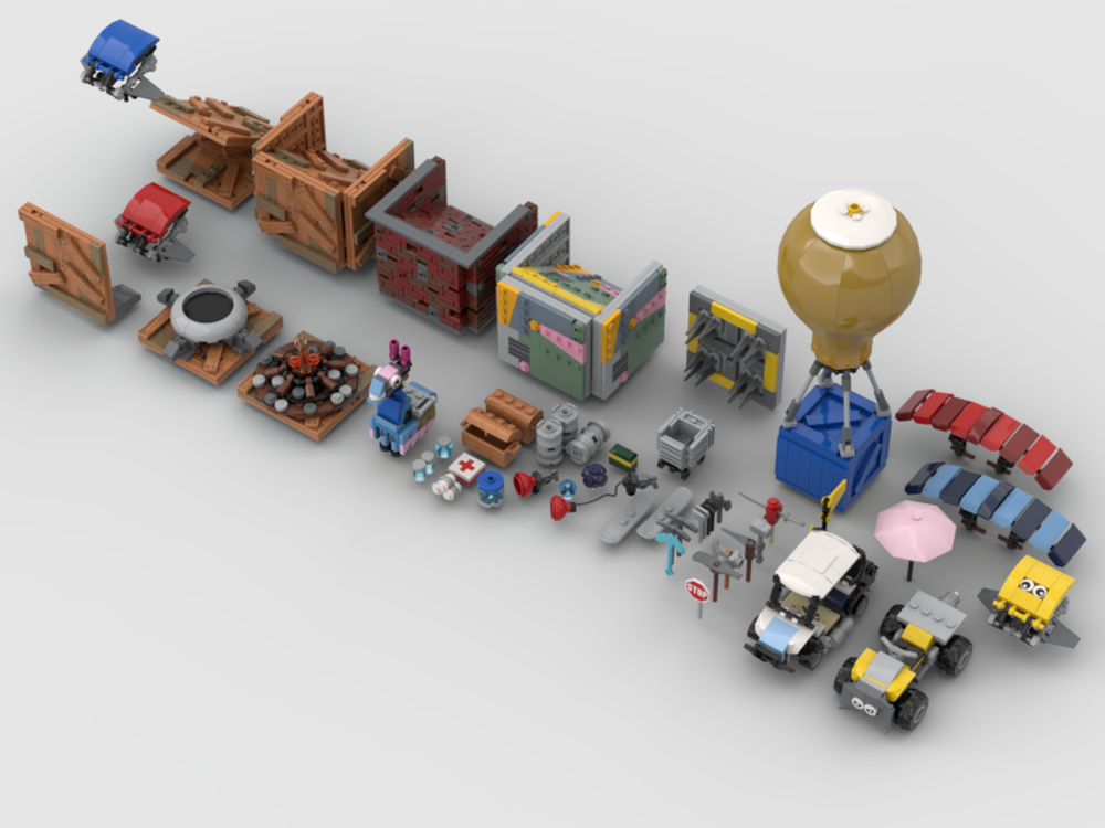Lego Fortnite Builds and Items