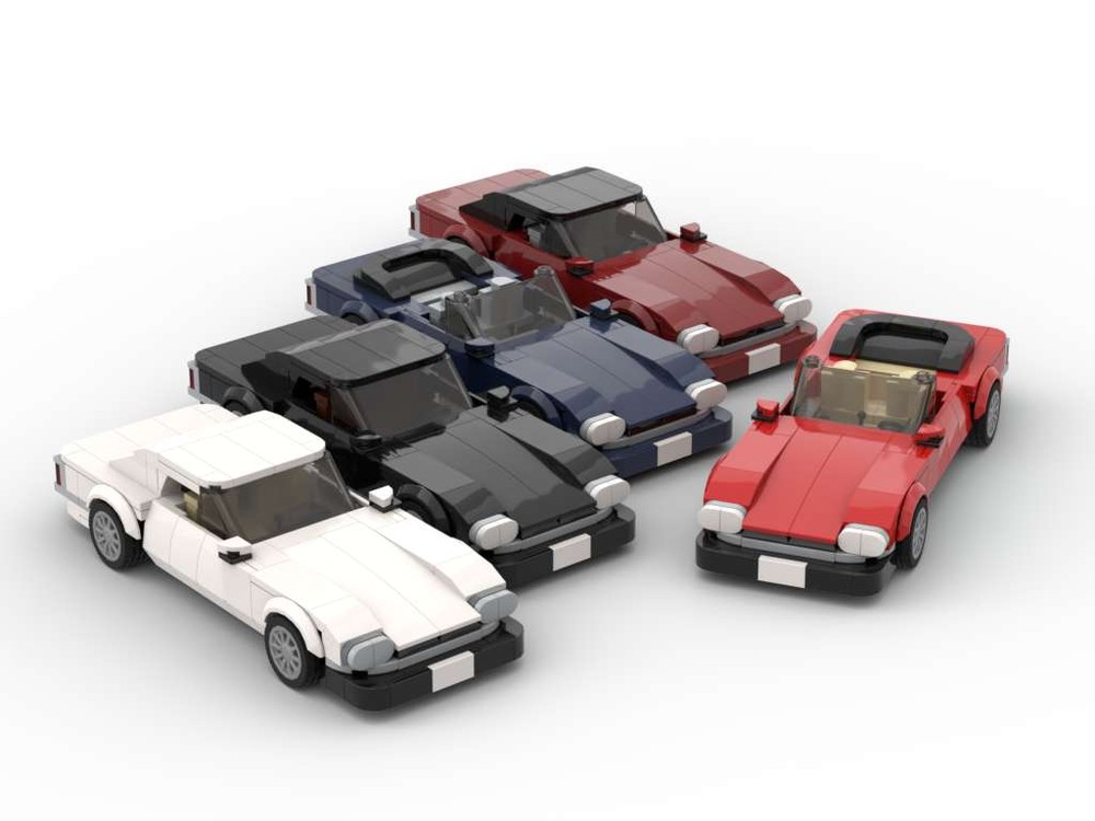 Lego Jaguar XJ-S - Set of Five Colors
