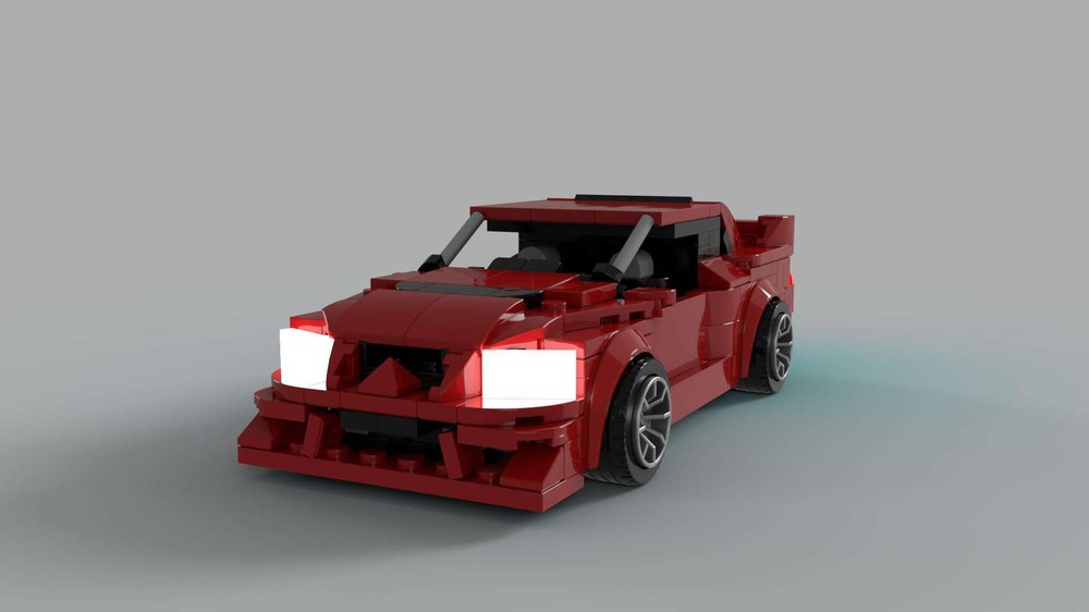 lego mitsubishi lancer evo 9 moc
