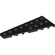 Lego Wedge Plate 8 x 3, 8° Left / Black