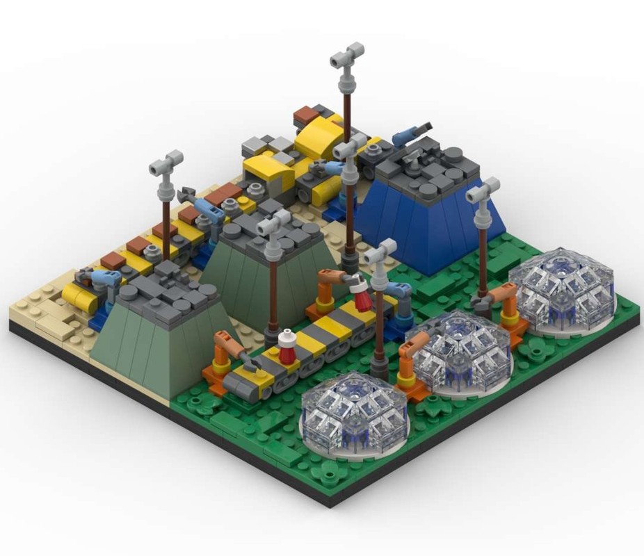 Lego Factorio Red science