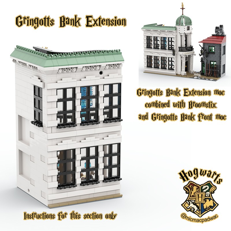 Lego Gringotts Bank extension