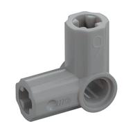 Lego Technic Axle and Pin Connector Angled #6 - 90° / Light Bluish Gray