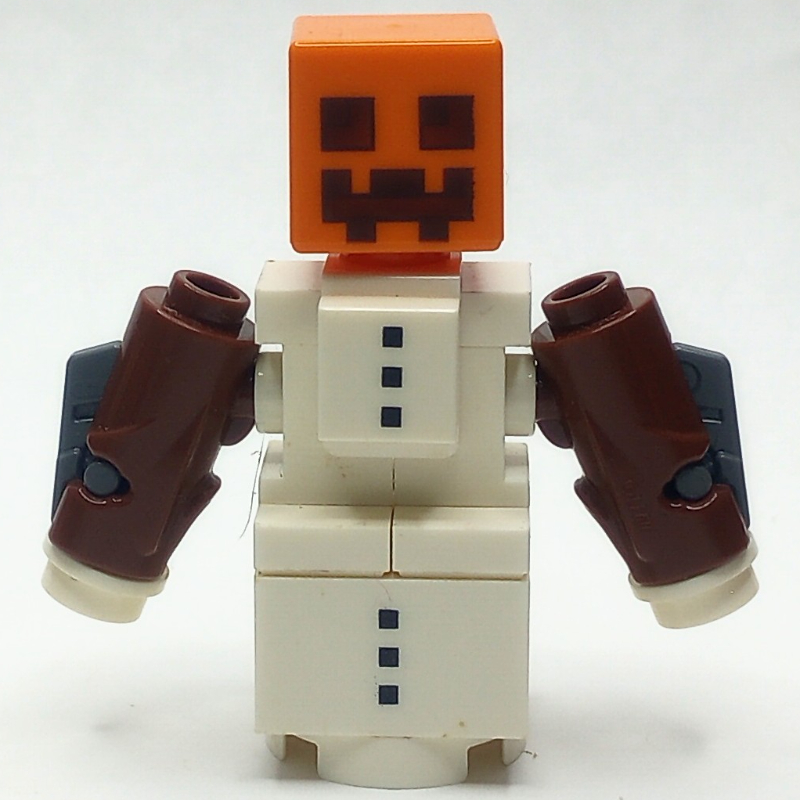 Lego Snow Golem with 1x2 Tile with Bar