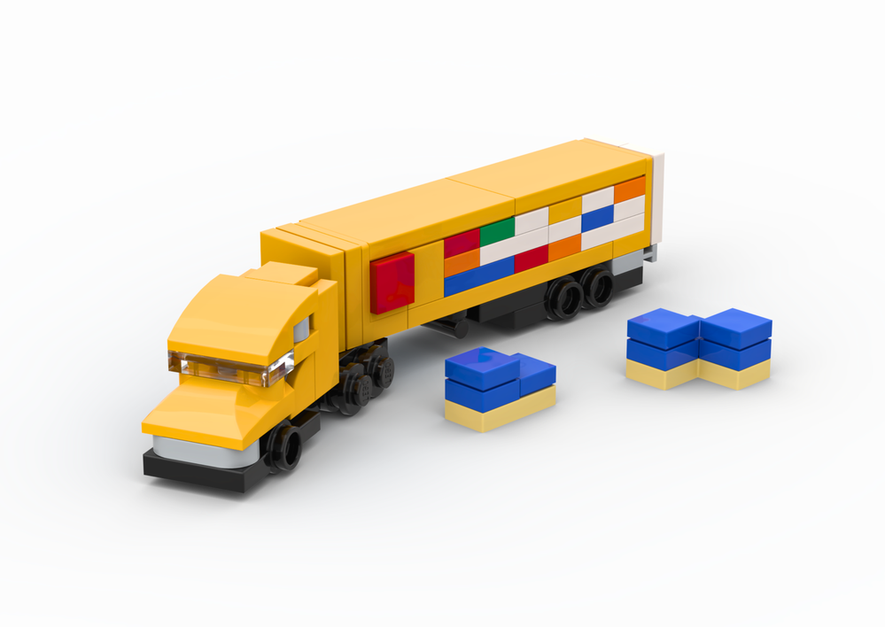 Lego Micro Yellow Delivery Truck